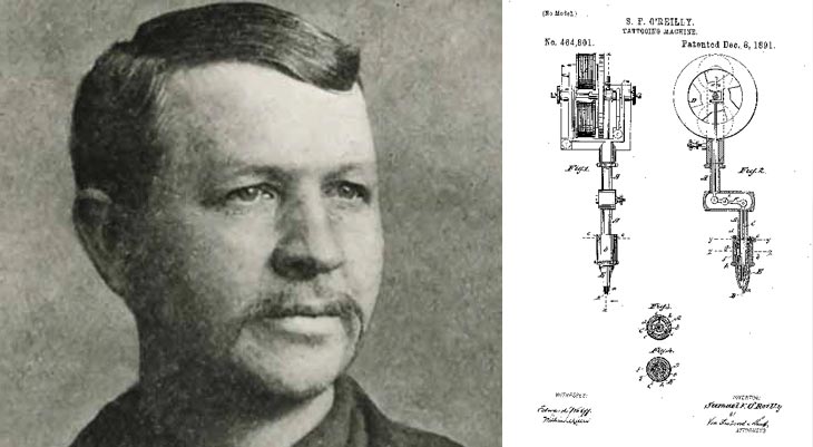 machine à tatouer électrique par Samuel O’Reilly en 1891 